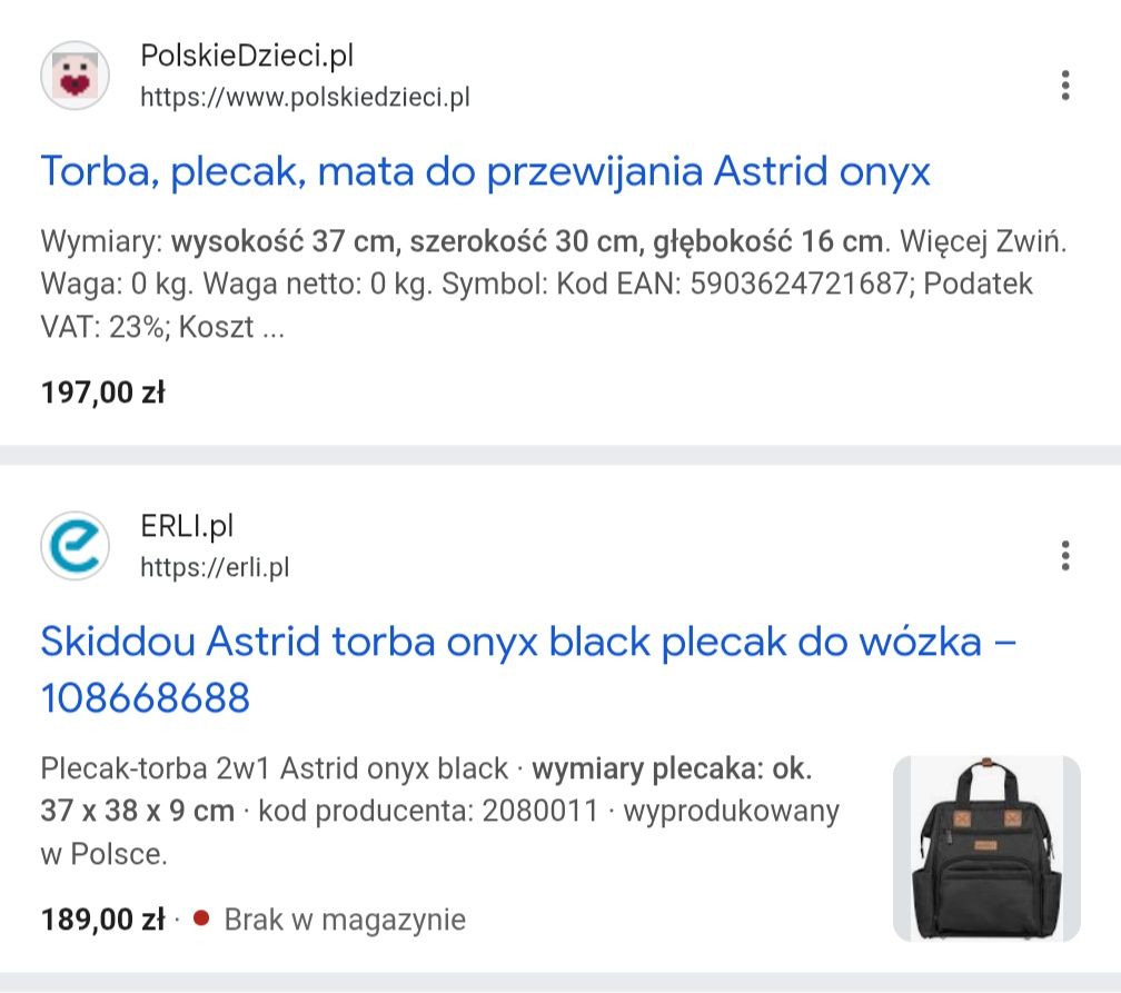 Plecak 2w1 do wózka/ na plecy Skiddoü onyx