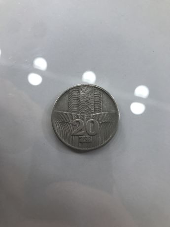Stara moneta 20zł z 1976r bez znaku mennicy