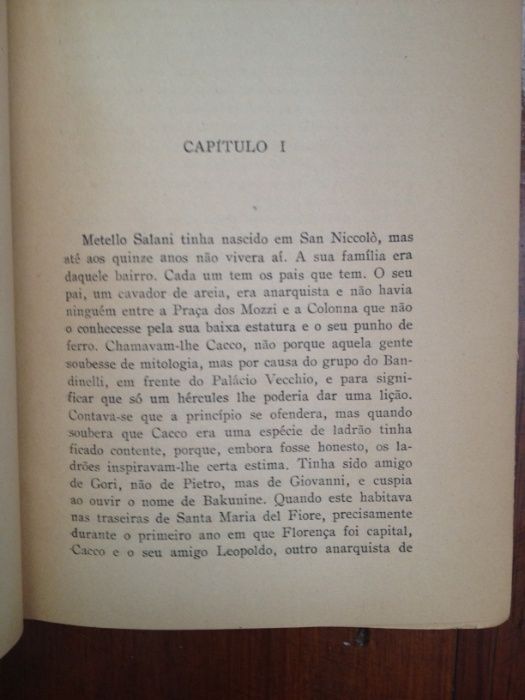 Vasco Pratolini - Um rapaz de Florença