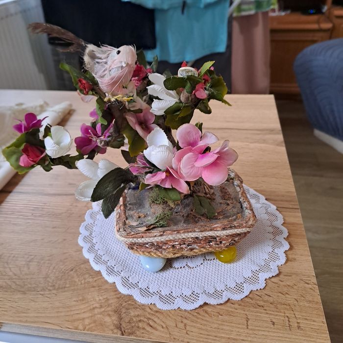 Ręcznie zrobiona ozdoba drzewko Bonsai