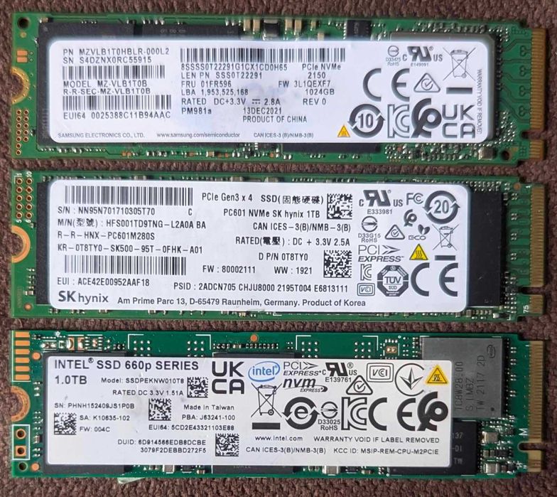 SSD M2 NVME  256-512-1TB-2TB