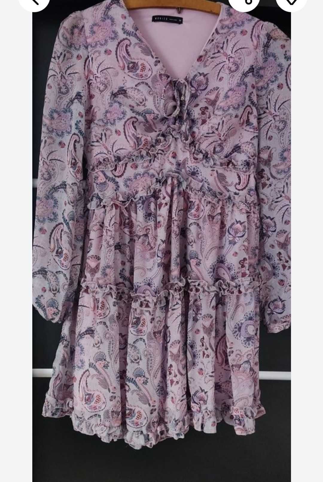 Sukienka Mohito r. 32 jak nowa tunika PAISLEY