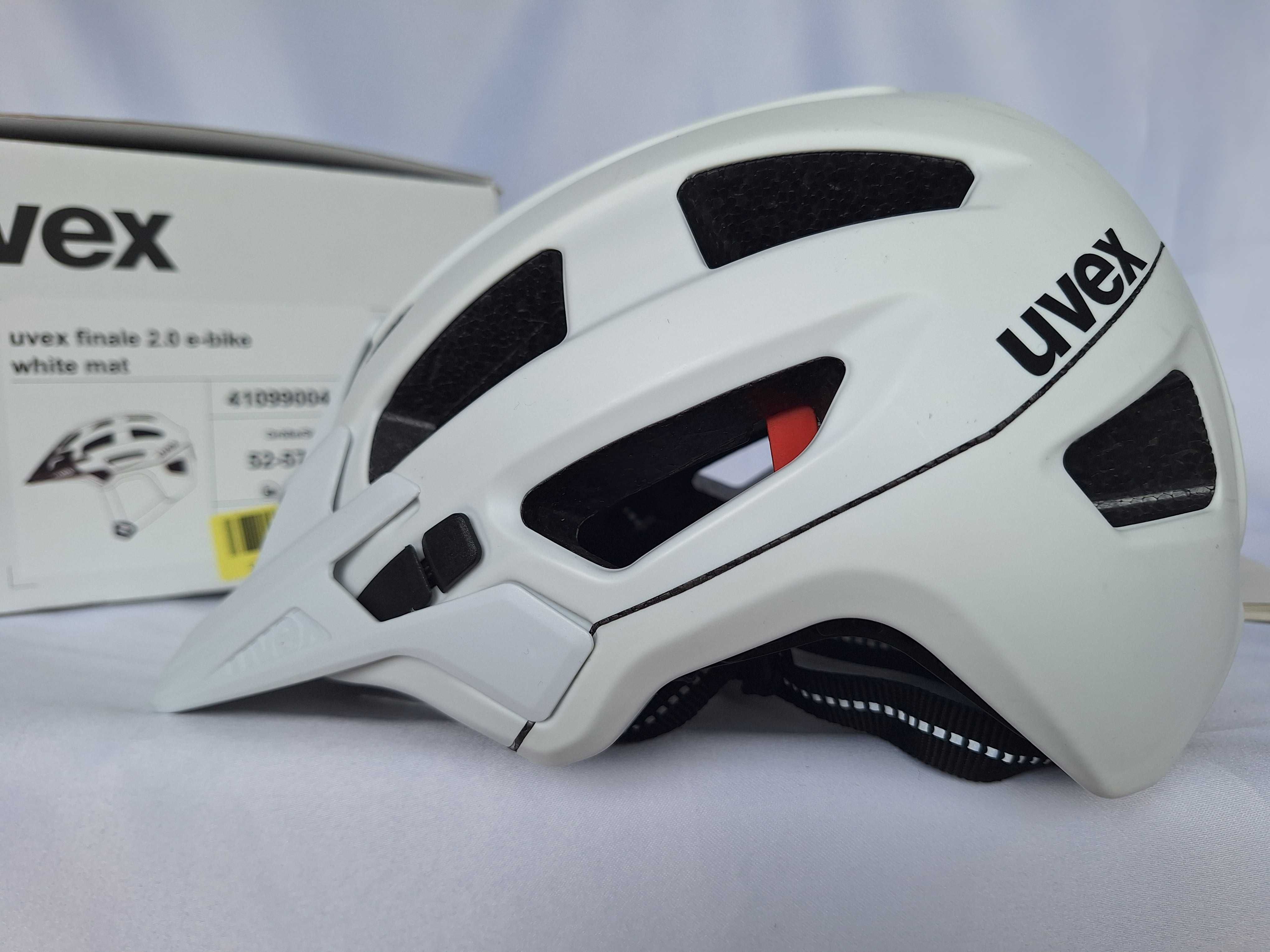 Kask rowerowy Uvex Finale 2.0 E-Bike White Mat M 52-57cm LED