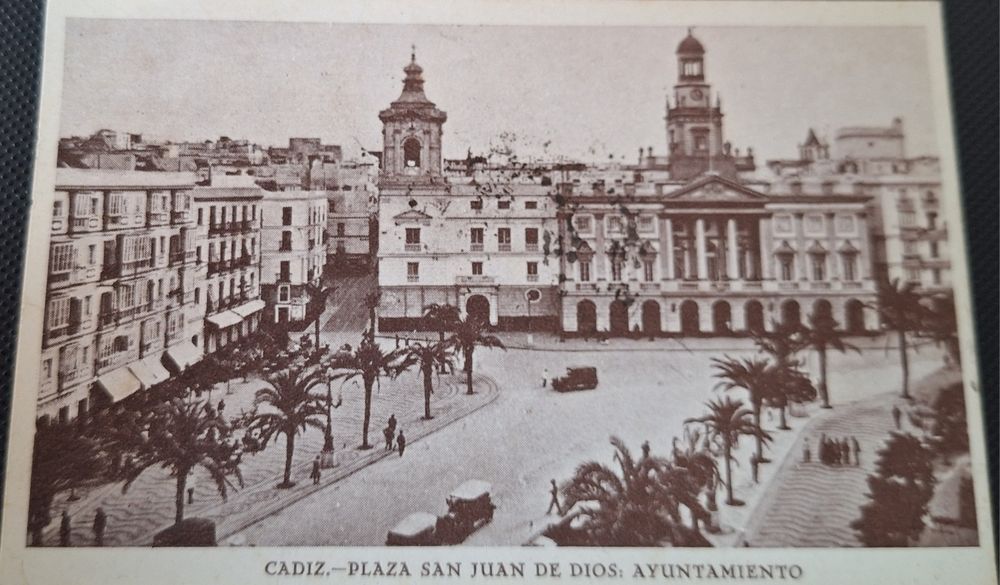 Postais espanhóis antigos anos 40 e 50 de Cadiz Hendaia e Fuenterrabia