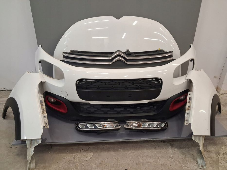 Zderzak maska błotniki lampa przód CITROEN C3 III LIFT  kolor  EWPB