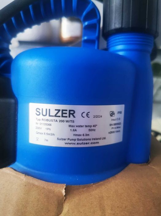 Pompa wodna SULZER ROBUSTA 200W/TS.