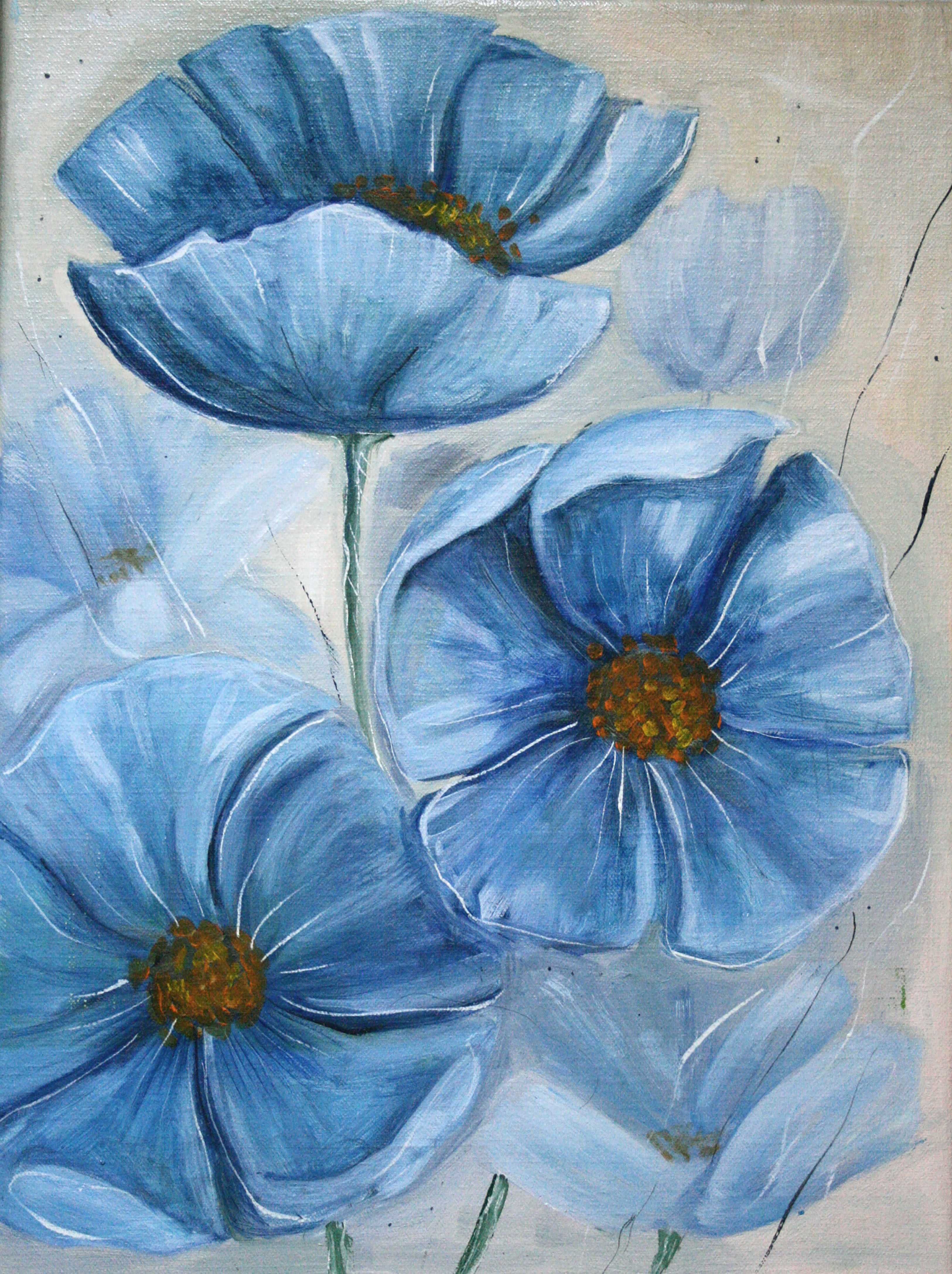 Olejny obraz "Kwiaty" ręcznie malowany