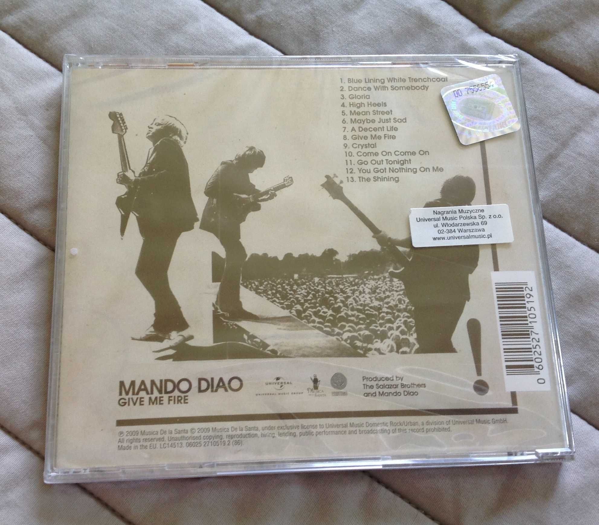 Mando Diao Give Me Fire! CD nowe w folii