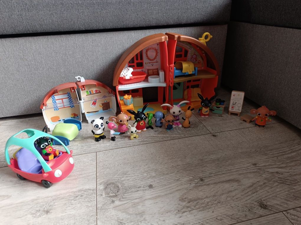 Zestaw Bing, domek autko