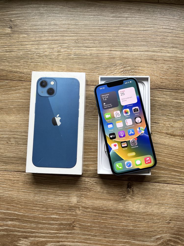 iPhone 13 128GB Niebieski Blue Apple + Szkło