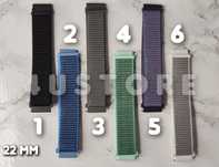 Ремешок нейлоновый на смарт часы Samsung Amazfit 20 22 ремінець