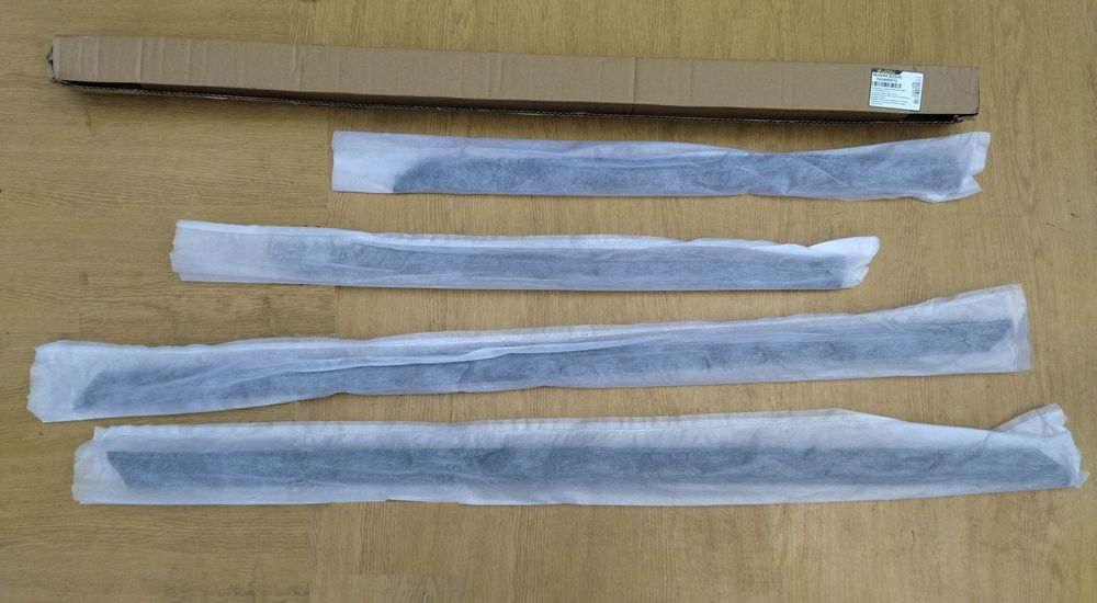 Молдинги листва накладки 95-01рр двери дверей Ауди А4 б5 Audi A4 b5