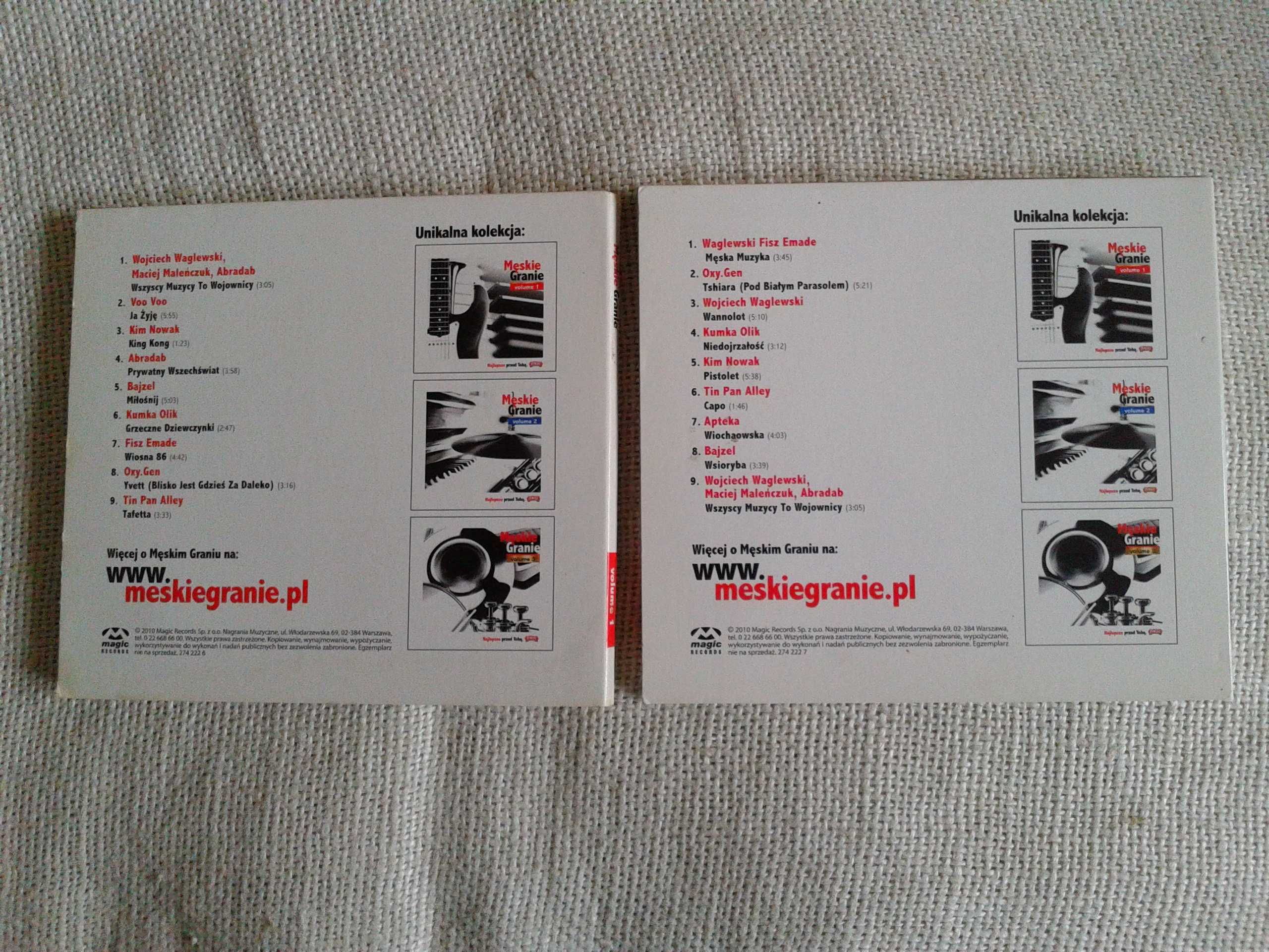 Męskie Granie Volume 1 i 2   CD