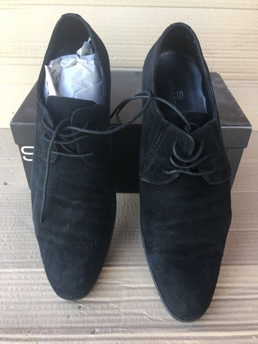 Туфли замшевые