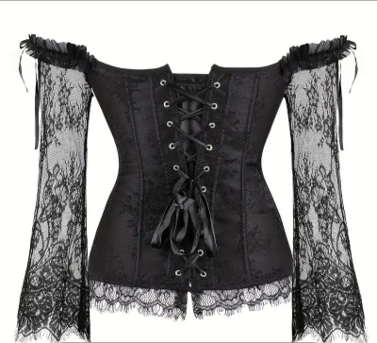 Корсет чорний, дуже красивий