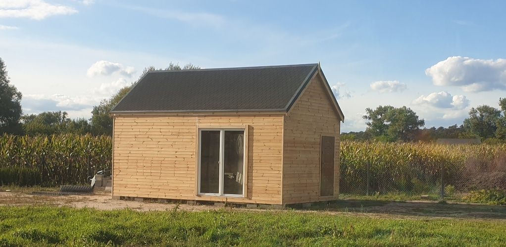 Domek Letniskowy Całoroczny 4x7 Dom Drewniany 35m2 Na Zgłoszenie 70m2