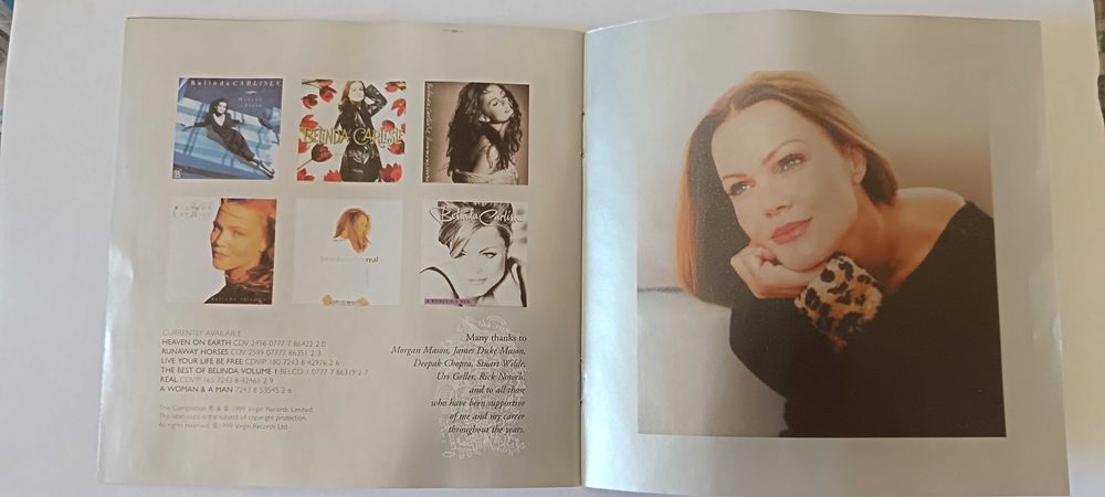 belinda carlise " a place on earth , the greatest hits