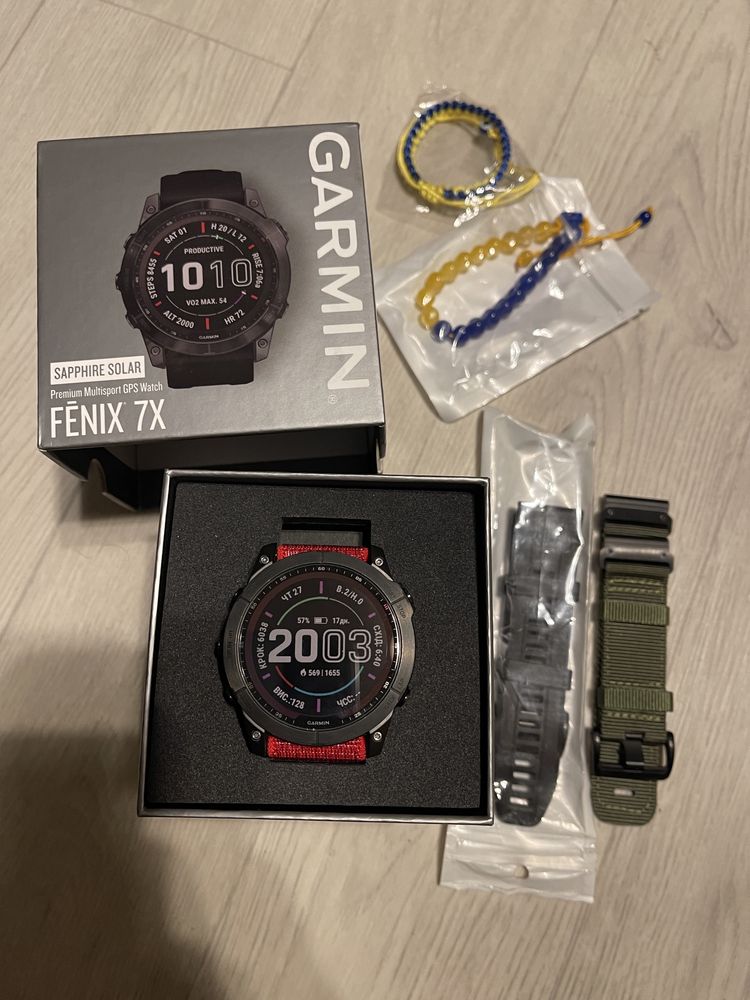 Продам Garmin Fenix 7X Sapphire Solar