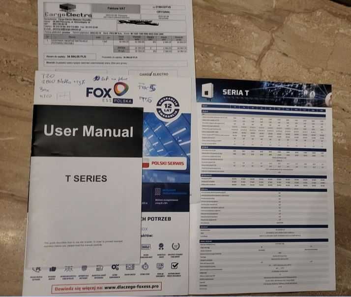 Inwerter FOX ESS T10-G3 Falownik 15kW On-Grid 3-fazowy + cenne Gratisy