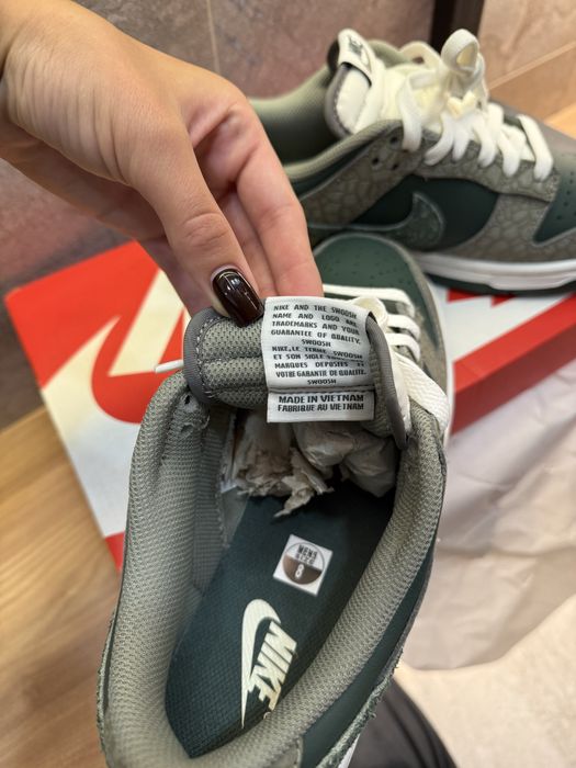 Nike Dunk Low Green Crocodile — оригінал, нові!