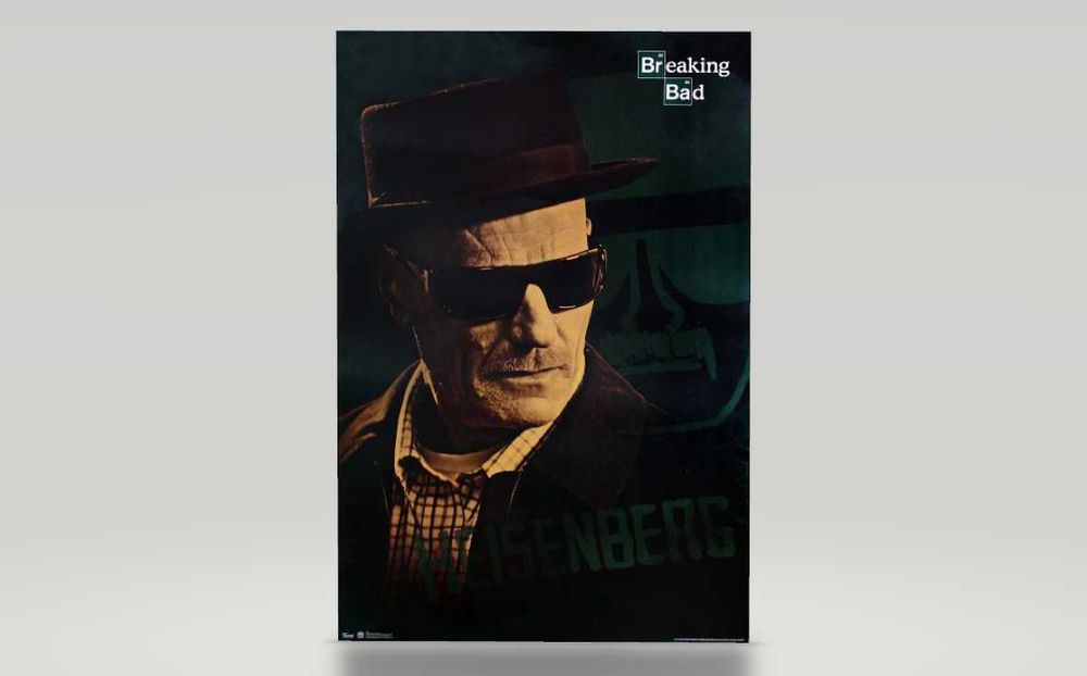 Breaking Bad Heisenberg Plakat serialowy 55,5x86,5 cm