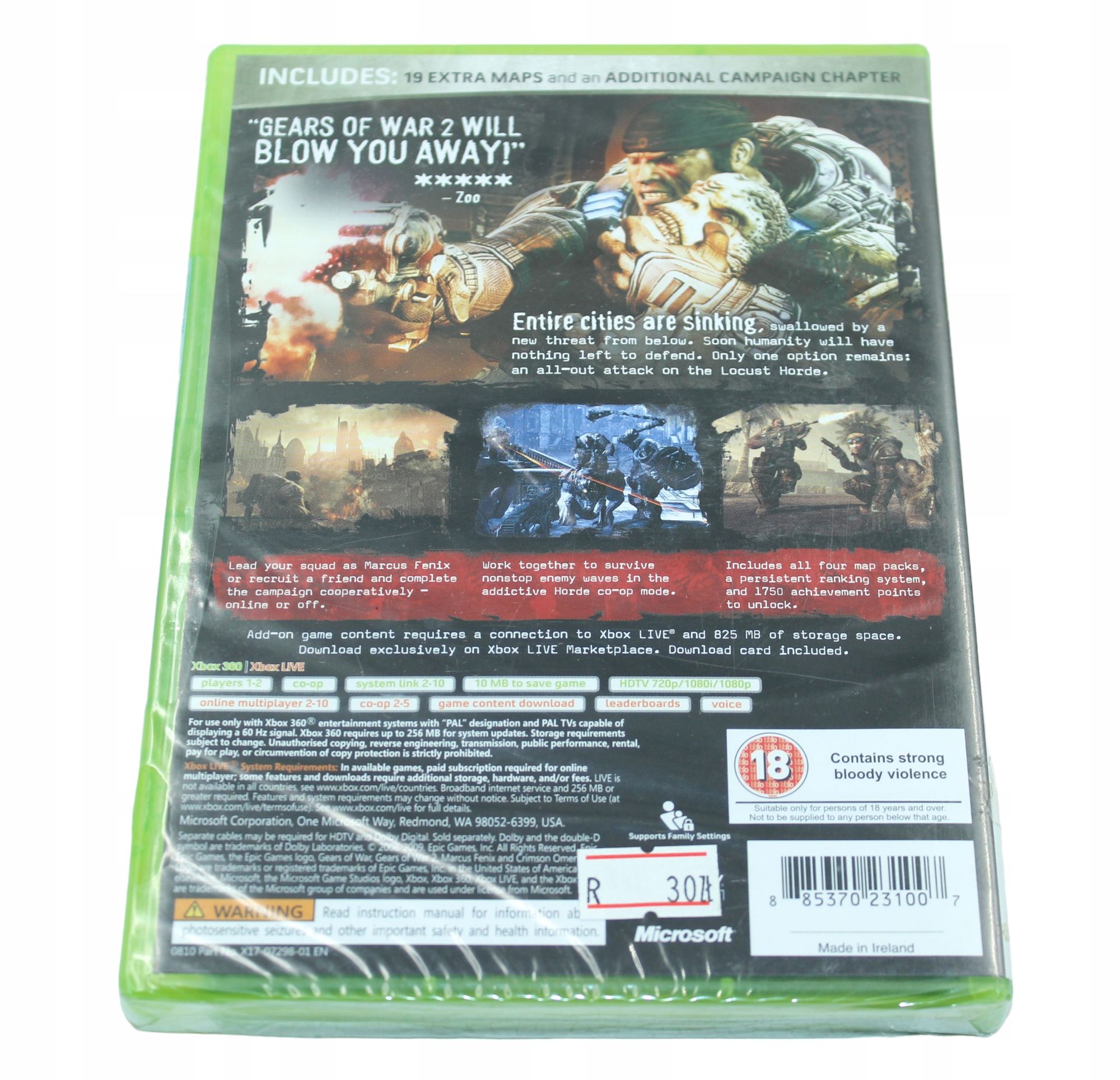 Gears of War 2 X360 Xbox 360