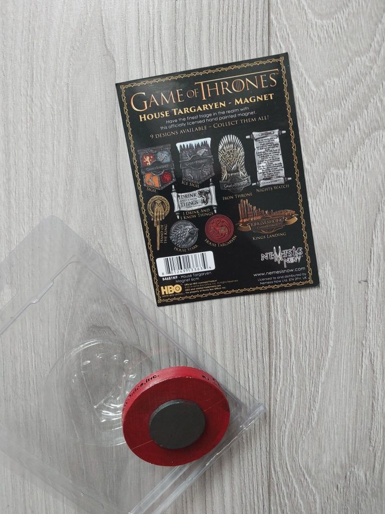 Magnes na lodówke 6 cm GRA O TRON oryginał HBO Game of Thrones