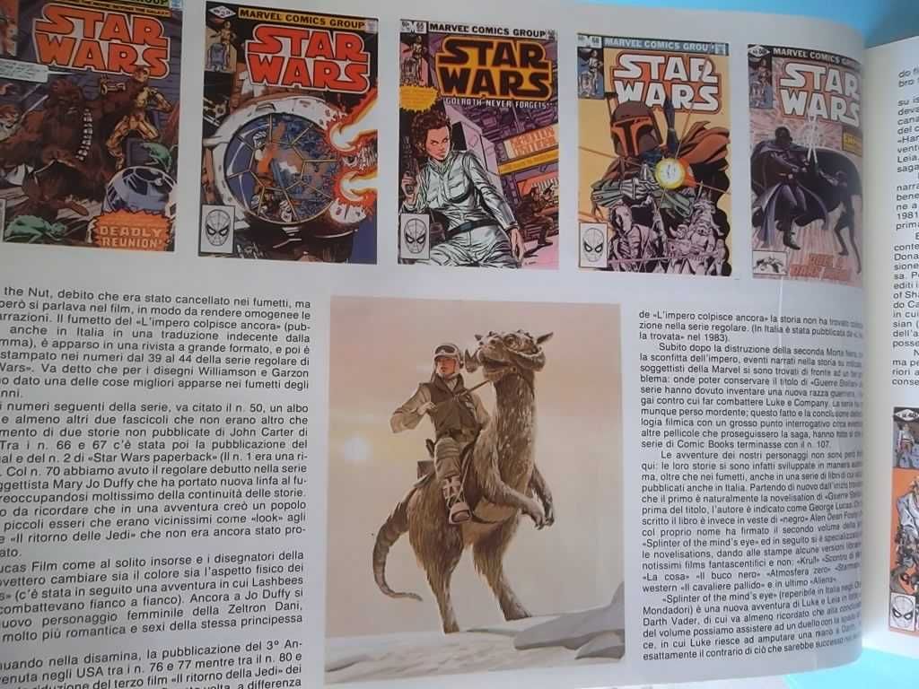 STAR WARS : Livro sobre filmes, BD, etc. Tudo sobre a série. Italiano.