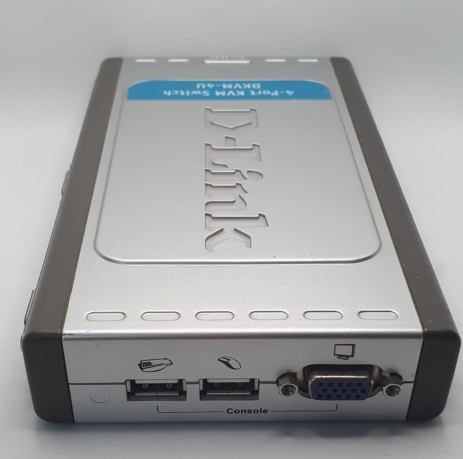 D-Link 4-portowy przełącznik KVM USB DKVM-4U - poleasingowy - #IN-16