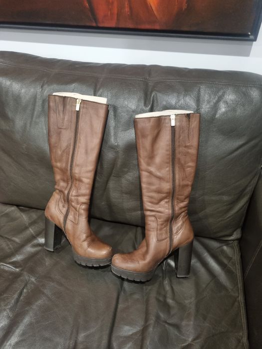 Botas em pele  n36