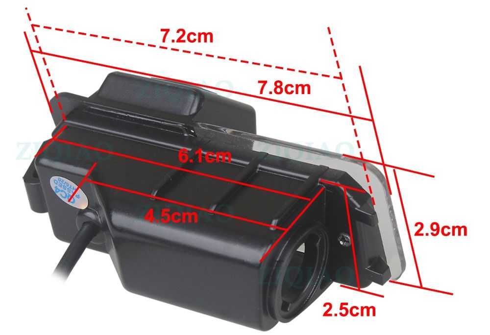Камера заднього виду в плафоні VW Golf 6/ Beetle/Bora/Polo/Scirocco