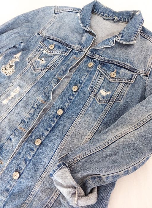 Casaco de ganga longo