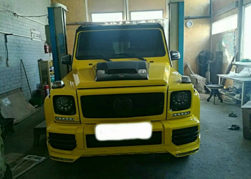 Спойлер, арки, накладки на крышу Mercedes-Bens G - class W 463