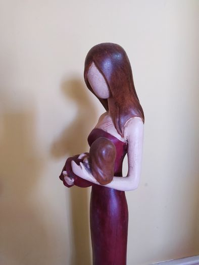 Boneca cerâmica - Decoração