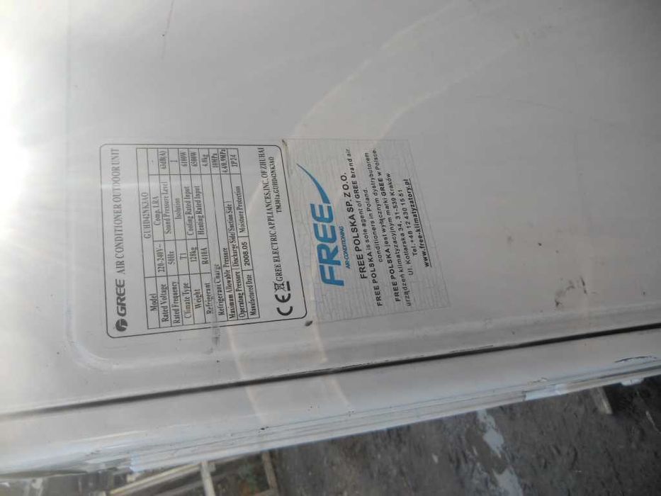GREE Duzy Klimatyzator Duzy Przemyslowy Klima Hala./Zamiana