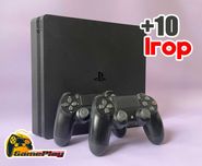 Playstation 4 Slim на 500 Gb + 10 ігор (Sony PS4 9.00) Два джойстика