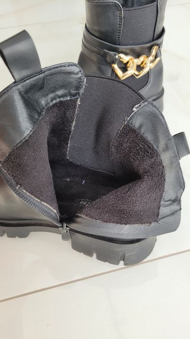 Bootki dziecięce buty dziewczęce z ociepleniem rozmiar 33