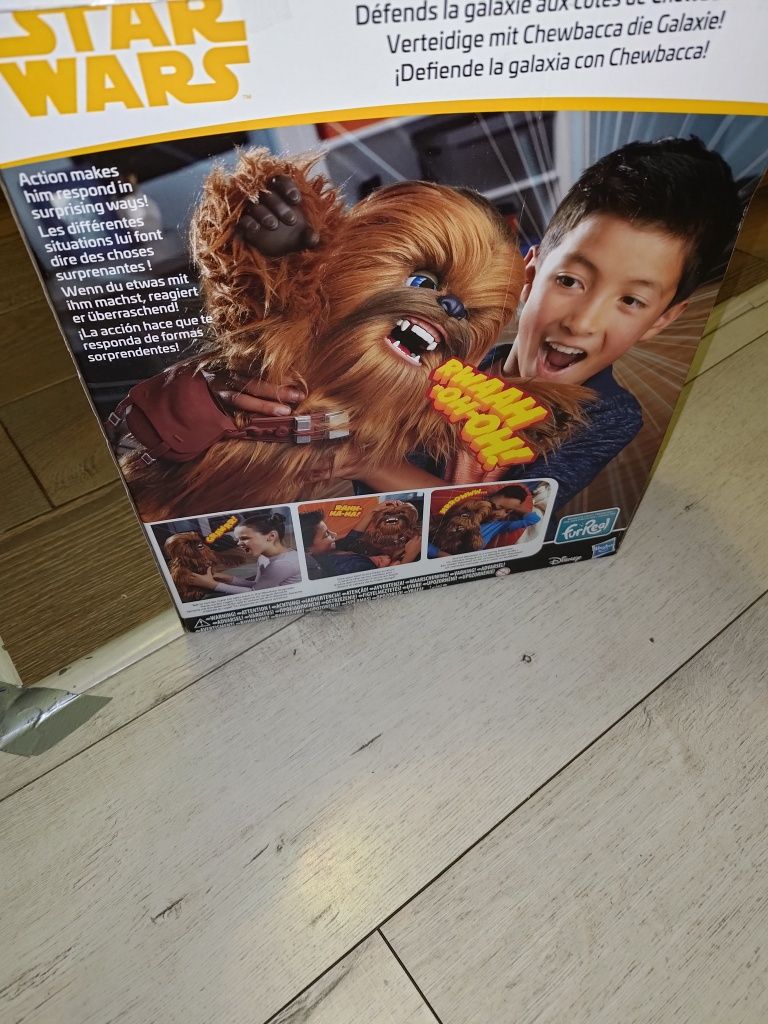 Chewie Chewbacca star wars maskotka pluszak interaktywny