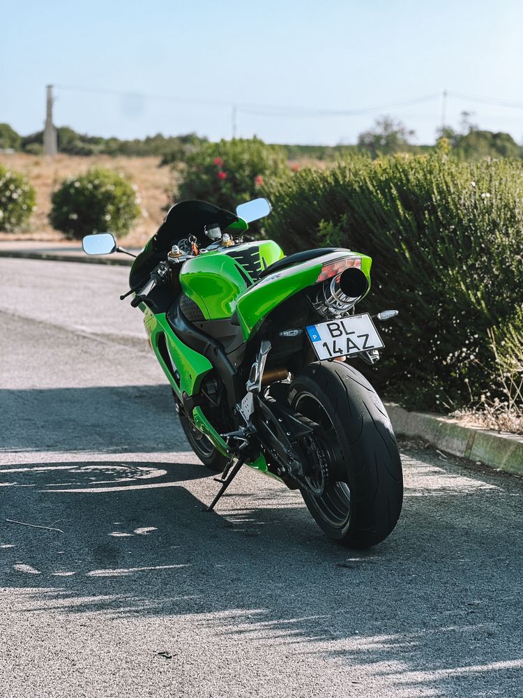 Kawasaki Ninja ZX-6RR 2007 - Vendo/Troco p Dragstar 1100 ou Harley 883