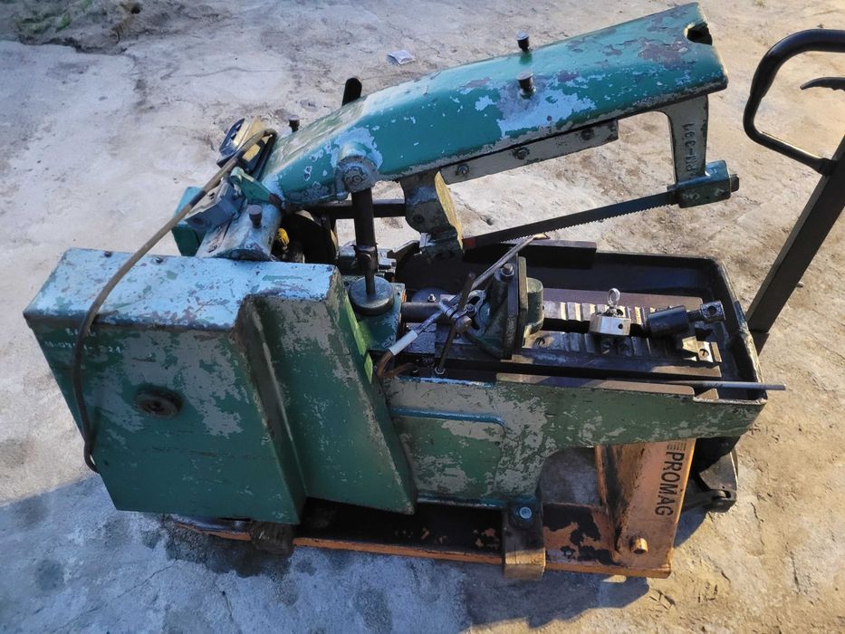 Piła ramowa PM-120 przecinarka posuwowa taśmowa PM120 brzeszczoty