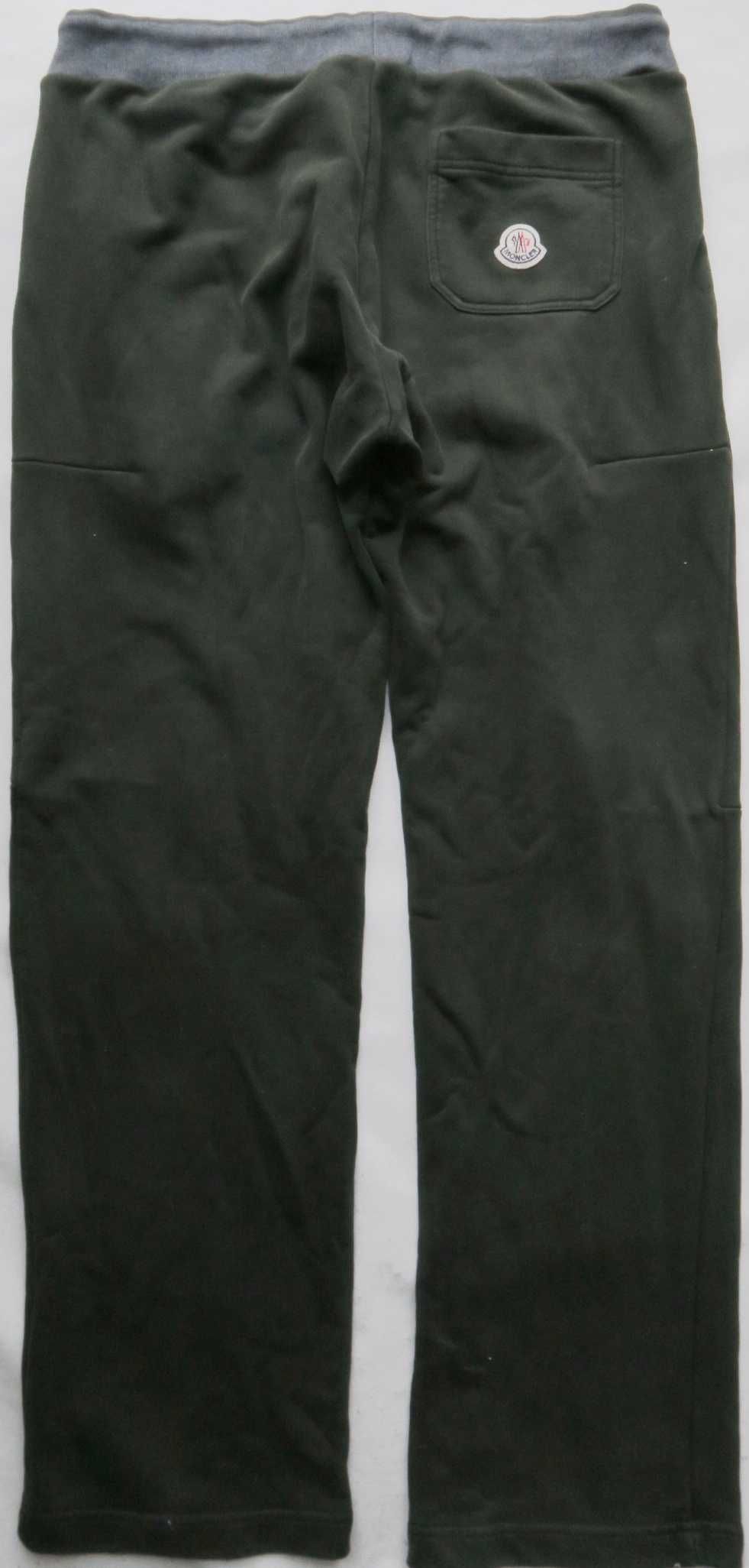 Moncler spodnie dresowe szersza nogawka L