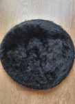 Czarny beret 35% Angora Milutki