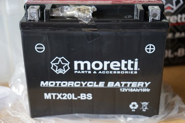MTX20L-BS Nowy akumulator 12V 18Ah motocykl żelowy