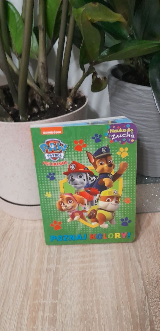 Psi Patrol, poznaj kolory, Nauka dla zucha, mini książeczka