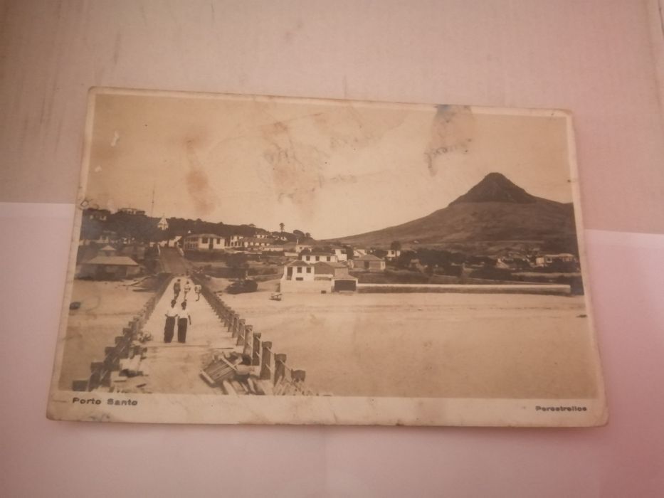 Bilhete postal antigo (1950) | Porto Santo