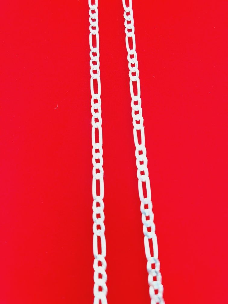 Łańcuszek srebrny 925 50cm/2,5mm/4g figaro
