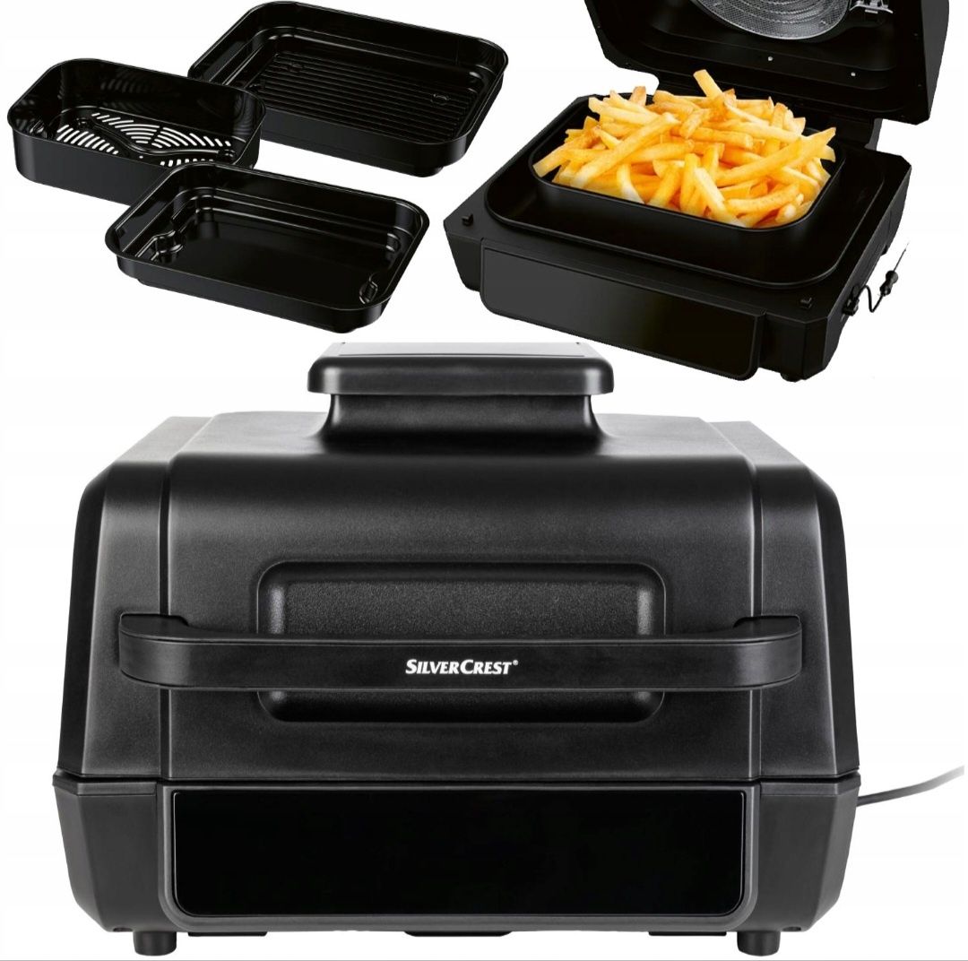 2w1 Grill i Frytownica beztłuszczowa Silvercrest SHFG 2460 AirFryer C