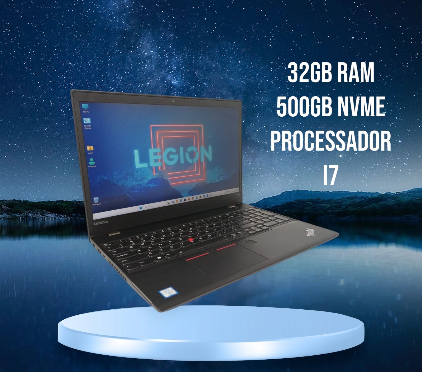 Lenovo Thinkpad T570 i7 32gb ram e ssd 500gb