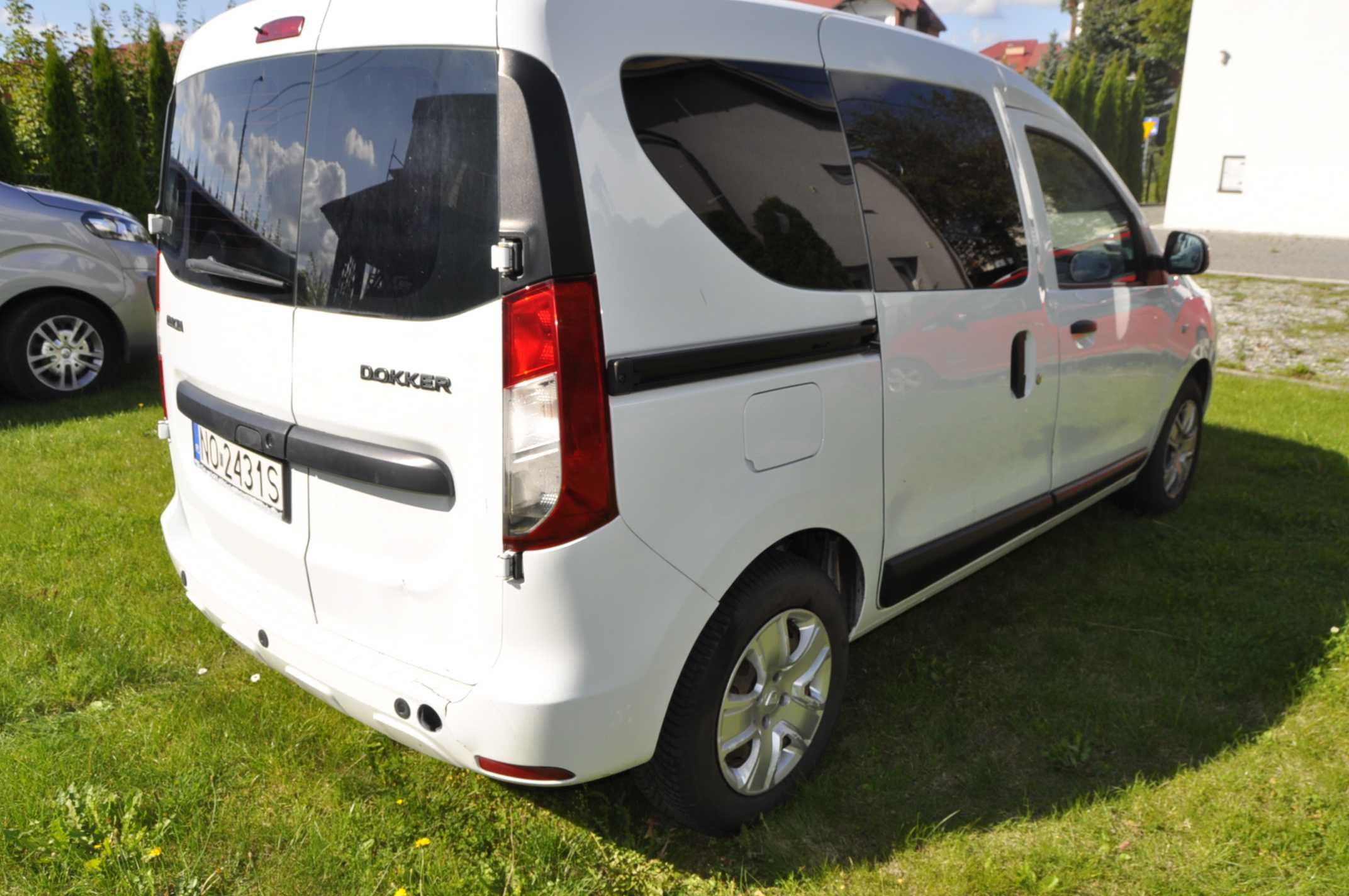 Dacia Dokker 1.5 dCi 2018 faktura vat 5 osobowy klimatyzacja