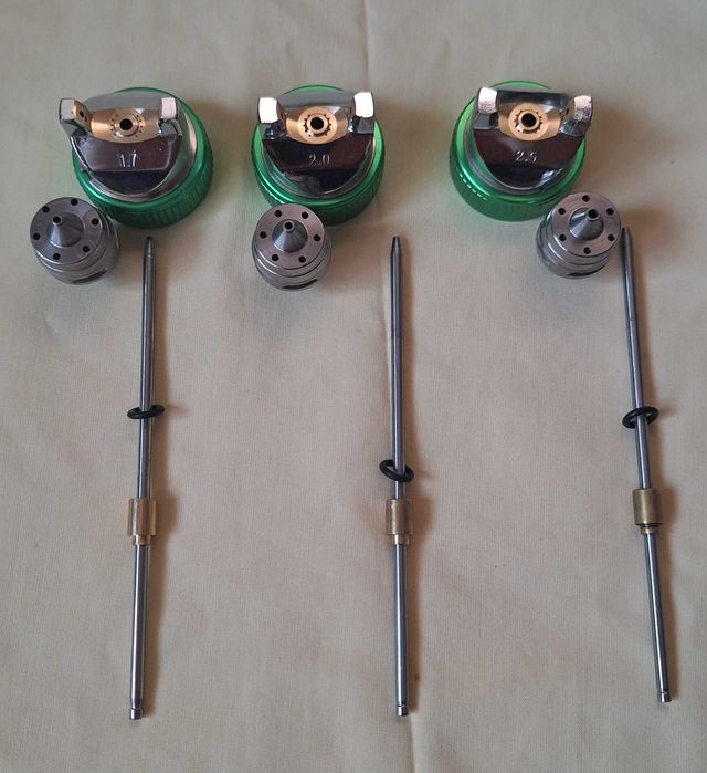 Пистолет покрасочный Краскопульт 1.4+1.7+2.0+2.5 В комплекте